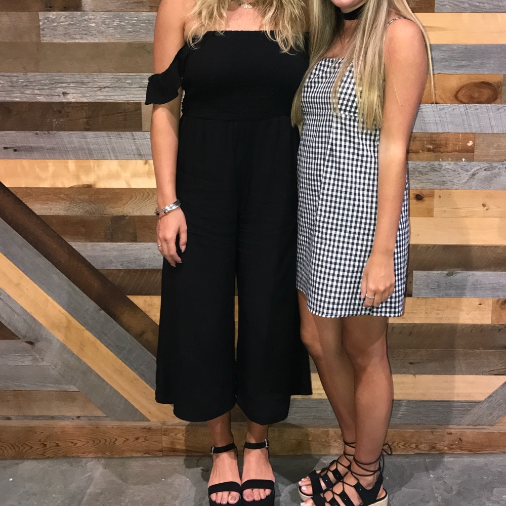 Lulu’s black jumpsuit